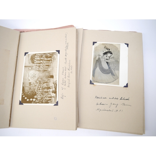 5246 - (India, Punjab), two albums containing 70+ circa mid 20th Century photographs of Punjab school minia... 