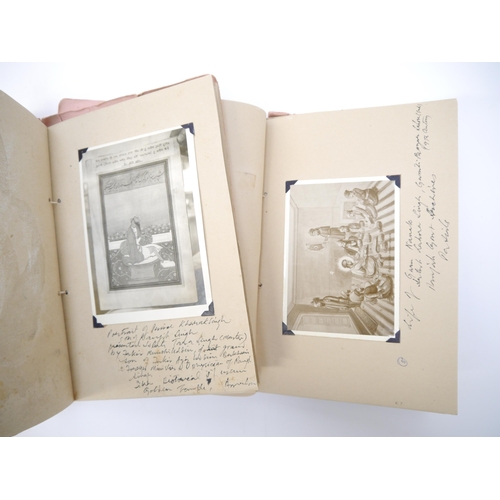 5246 - (India, Punjab), two albums containing 70+ circa mid 20th Century photographs of Punjab school minia... 