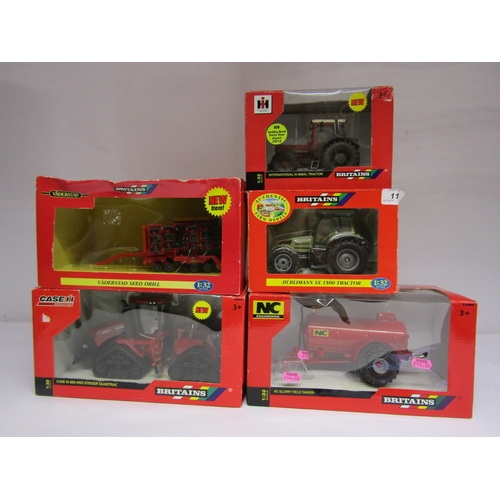 7166 - Boxed Britains 1:32 scale farm vehicles and implements to include 42490 International IH 956XL Tract... 