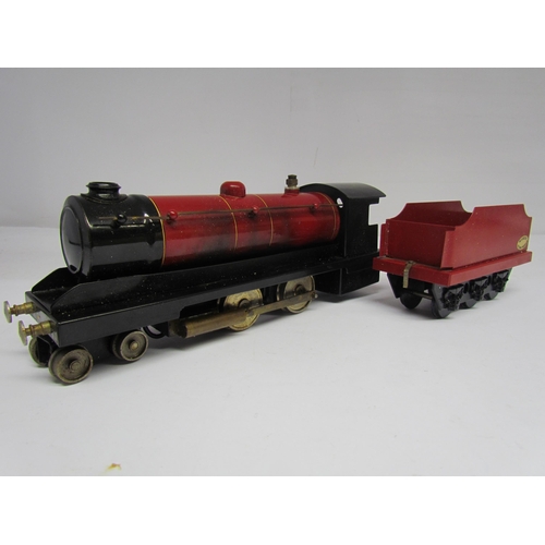 7387 - A boxed Markie 0 gauge live steam 4-4-0 locomotive and tender, modelled after the Bowman 234, some s... 