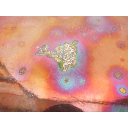 6105 - An impressive Walker & Hall silver plated galleried tray of octagonal form with engraved border, 60c... 