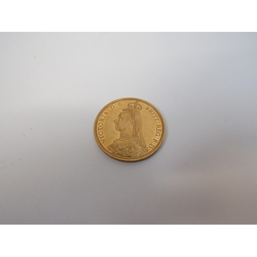 6251 - An 1887 Victoria OH double sovereign (gold £2), 15.9g