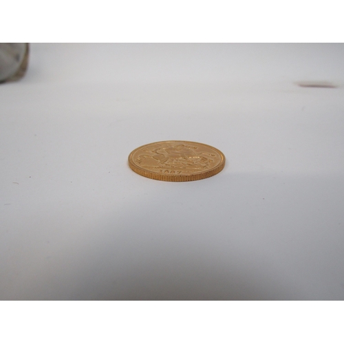 6251 - An 1887 Victoria OH double sovereign (gold £2), 15.9g