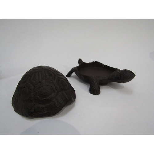 6010 - Ethnic bangles and cast tortoise figure (3)