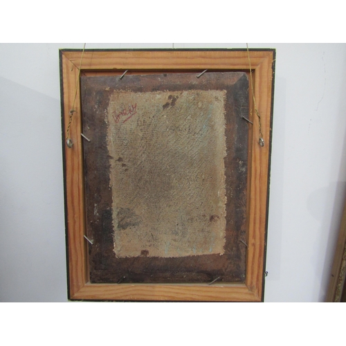 6068 - A portrait of an Elizabethan lady, oil on board, 25cm x 18.5 cm