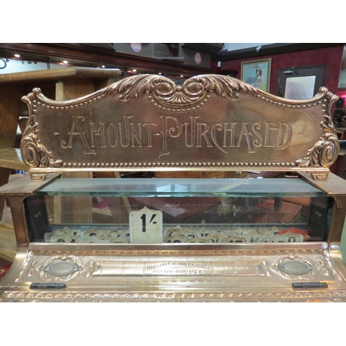 NCR Cash Register, model 36, serial No 151181 made 1898. With top