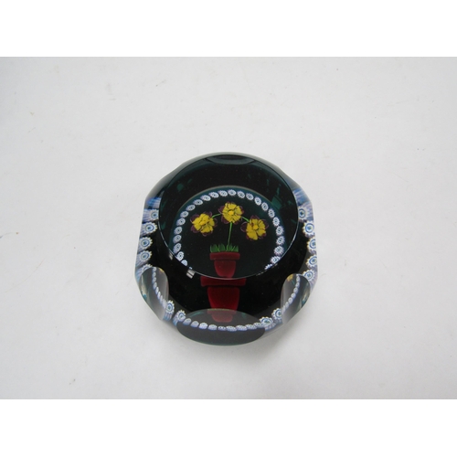6113 - A Caithness Whitefriars Collection 'Auricula' paperweight 6/50 by Margot Thomson in original box wit... 