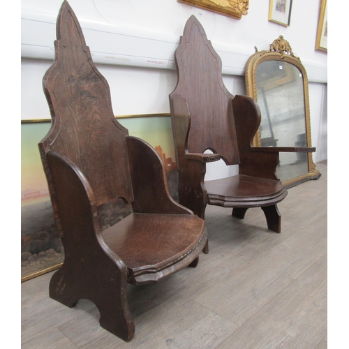 6141 - A pair of Jack Grimble oak 