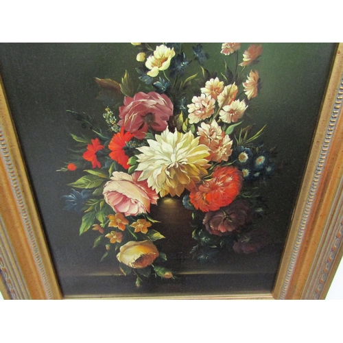 6148 - ANNE E KERLING 1862-1955; Dutch, Oil on board depicting still-life of flowers, signed lower right, 2... 