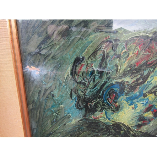 6153 - THOMAS O’DONNELL (1944-2020)- His Royal Highness Prince Charles, Gouache on paper dated 1994. 38cm x... 