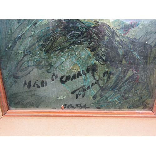 6153 - THOMAS O’DONNELL (1944-2020)- His Royal Highness Prince Charles, Gouache on paper dated 1994. 38cm x... 