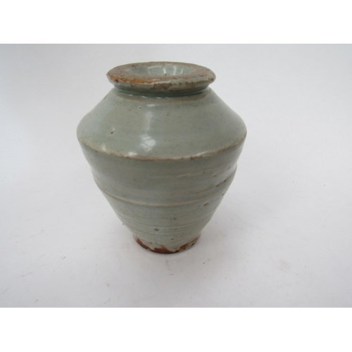 6175 - Ming Dynasty (1368-1644) Chinese celadon bowl with incised leaping horse detail, chips to the rim an... 