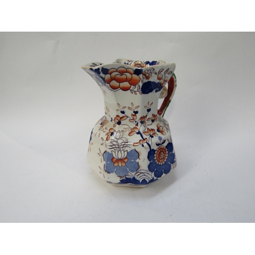6192 - A large late 19th Century Masons jug, 25cm tall     (E) £20-30