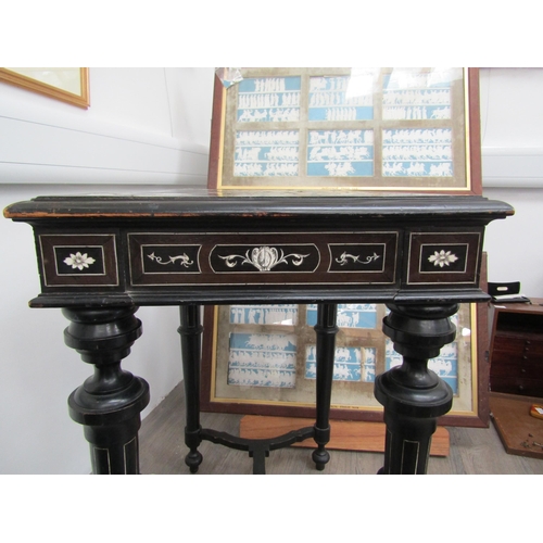 6269 - Attributed to Ferdinado Pogliani: A 19th Century highly decrative single drawer centre table with in... 