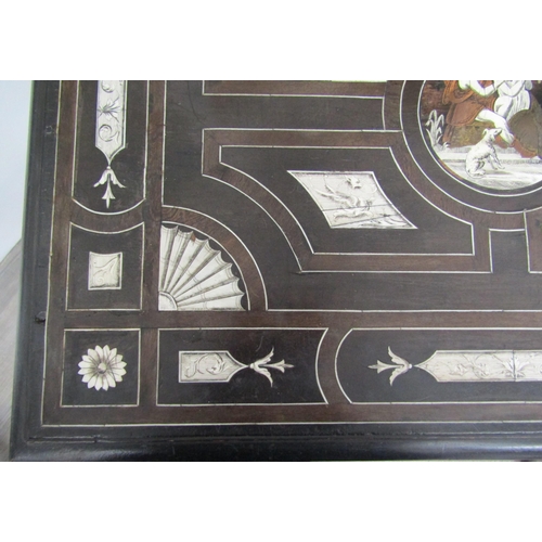 6269 - Attributed to Ferdinado Pogliani: A 19th Century highly decrative single drawer centre table with in... 