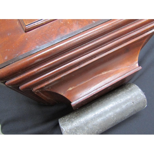 6270 - A Norfolk/Norwich dial/tavern clock inscribed Russell Norwich in mahogany and rosewood case. 125cm t... 