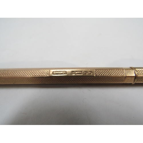 6242 - A Samson & Morden 9ct gold propelling pencil