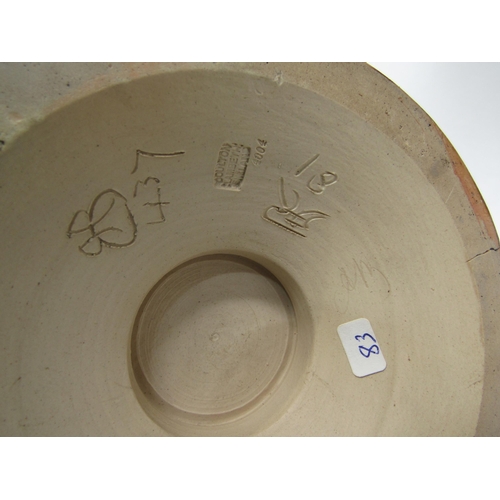 6266 - A Royal Doulton Hannah Barlow vase decorated in scraffito with stag hunting scene. Firing crack to b... 