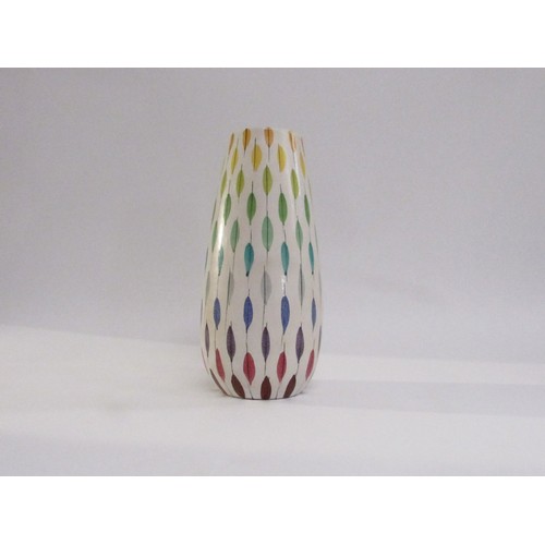 9023 - A Bitossi Aldo Londi designed 'Puime Multi-colore' vase of tapering form, only produced between 1955... 