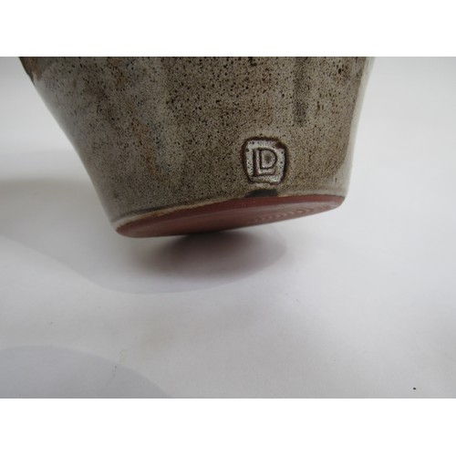 9088 - DAVID LEACH (1911-2005): A Studio Pottery jug in speckled brown glazes. Impressed seal, 17cm high