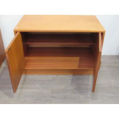 9320 - A G-Plan teak low twin door cabinet from the Fresco range, 81cm x 46cm x 535cm high