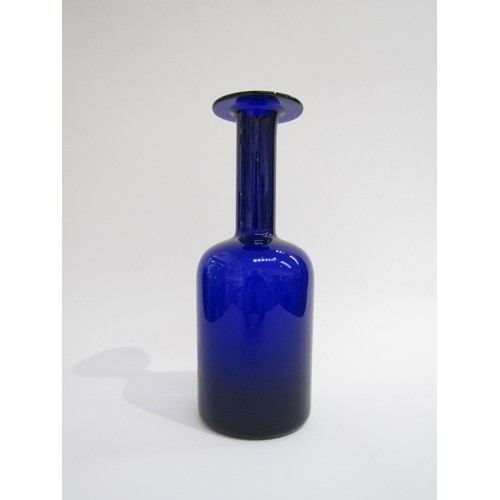 9133 - A Holmegaard blue glass 