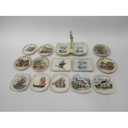 9067 - A collection of Midwinter to include two Monaco coffee cups and saucers , Peter Scott and other pin ... 