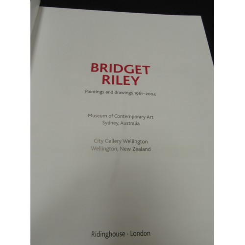 9435 - A collection of five Bridget Riley art exhibition catalogues