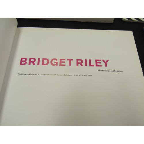 9435 - A collection of five Bridget Riley art exhibition catalogues