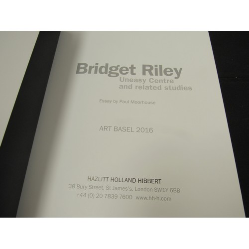 9435 - A collection of five Bridget Riley art exhibition catalogues