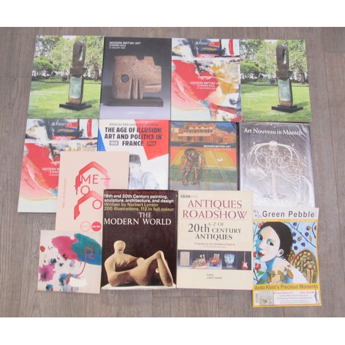 9406 - A collection of assorted art/design auction catalogues and books