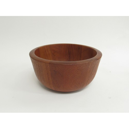 9270 - A Dansk teak fruit bowl, 26.5cm diameter