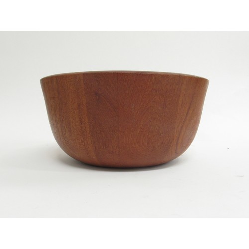 9270 - A Dansk teak fruit bowl, 26.5cm diameter