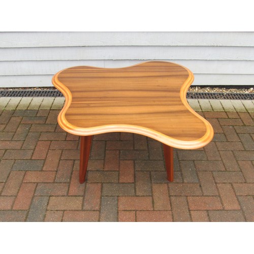 9343A - Neil Morris for Morris of Glasgow - A 'Cloud' coffee table designed in 1947 with shaped laminated to... 