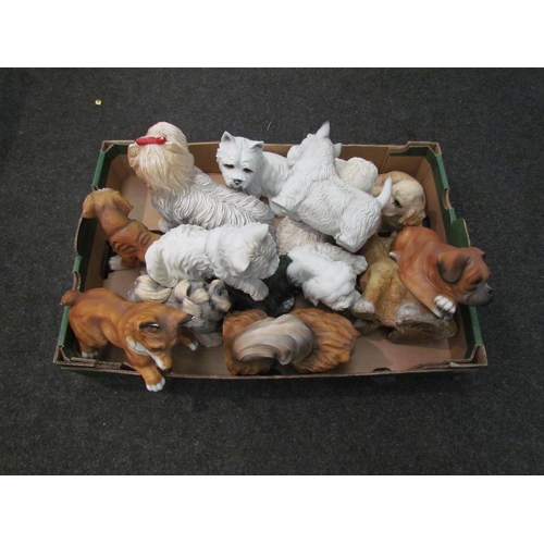 1529 - A collection of dog figures, various breeds and sizes, approximately 13   (Group)