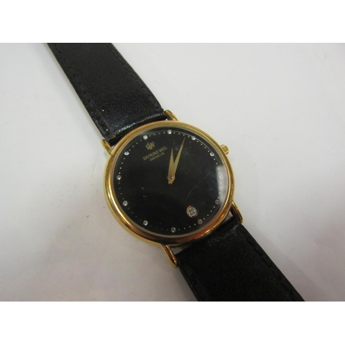 1355 - Raymond Weil Geneve 18k gold electroplated watch