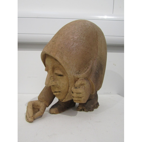 8087 - JULIET DYER (1933-2015): A studio pottery figure titled 