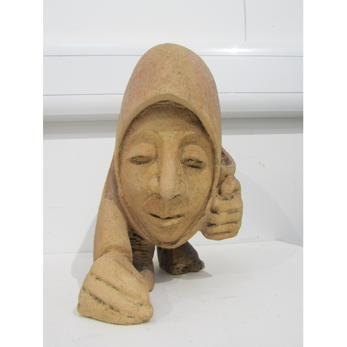 8087 - JULIET DYER (1933-2015): A studio pottery figure titled 