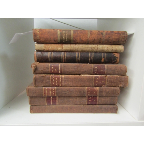 1411 - Eight various late 18th/ early 19th Century volumes including Memoirs of General Dumourier published... 