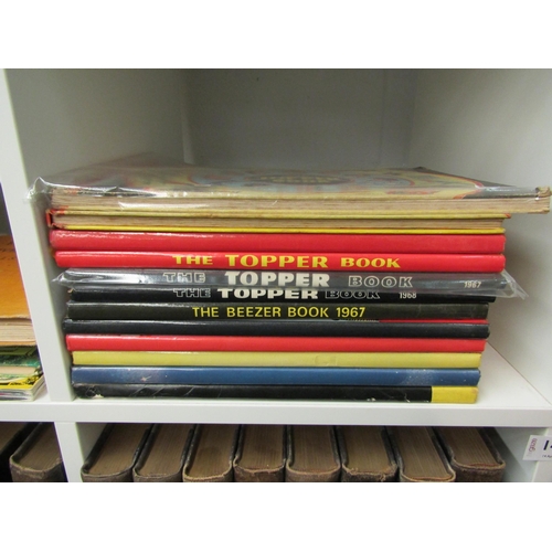 1426 - Six Topper annuals, including 1955, 1957, 1961, 1964, 1967 & 1968, plus six Beezer annuals including... 