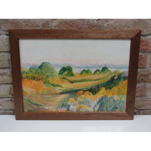 1069 - MARY NINA WALKER of Bungay (1934-2022) accomplished Artist, Illustrator and Embroiderer: An oil past... 