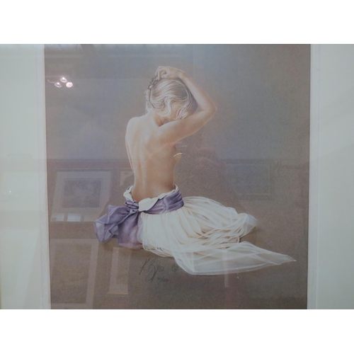 1139 - After Kay Boyce, two pastel prints depicting nudes entitled 