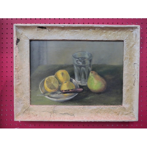 1141 - DORA LIGHTFOOT (Local Artist): An oil on canvas still life 