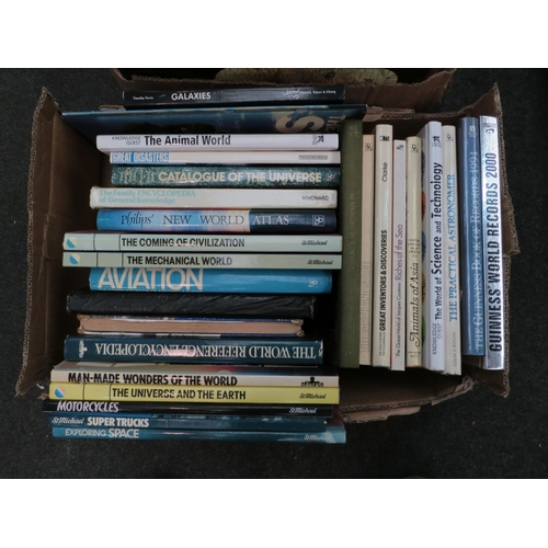 1186 - Two boxes of books, annuals and board games