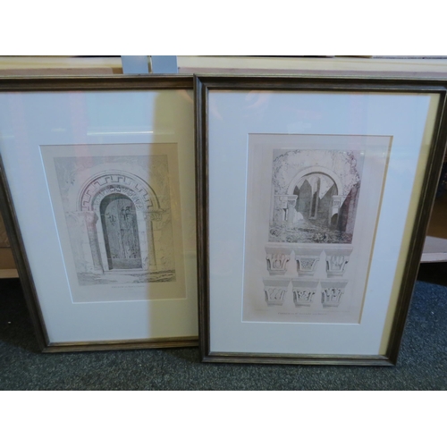 1240 - A limited edition print of Venice, two architectural pictures and a poster, all framed and glazed (4... 