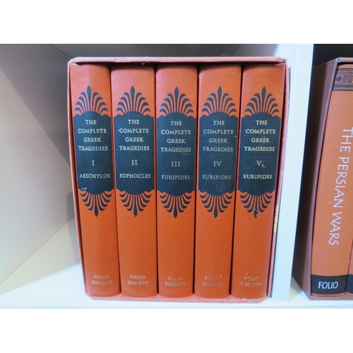 1286 - Folio Society, three boxed sets on ancient Greece  and Rome, Classics etc., plus 