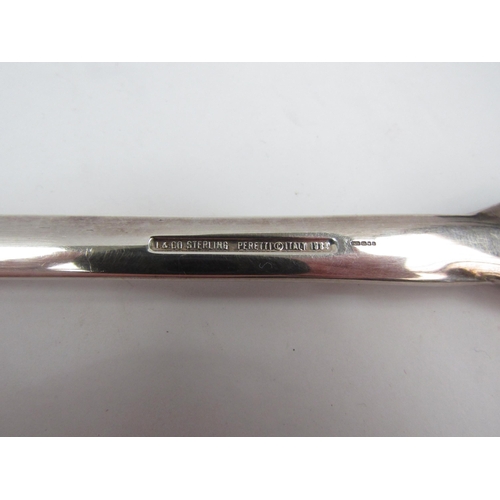 1357 - A Tiffany and Co silver letter opener, loop handle. Peretti, Italy 1984