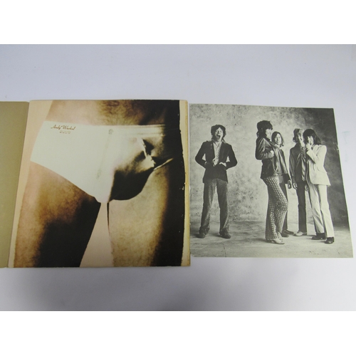 8020 - THE ROLLING STONES: Two LP's to include 'Sticky Fingers' in Andy Warhol designed zipper sleeve, smal... 