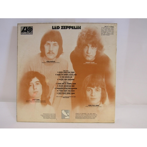 8066 - LED ZEPPELIN: 'Led Zeppelin' LP, 588171, plum Atlantic labels with Warner Bros. / 7 Arts publishing ... 