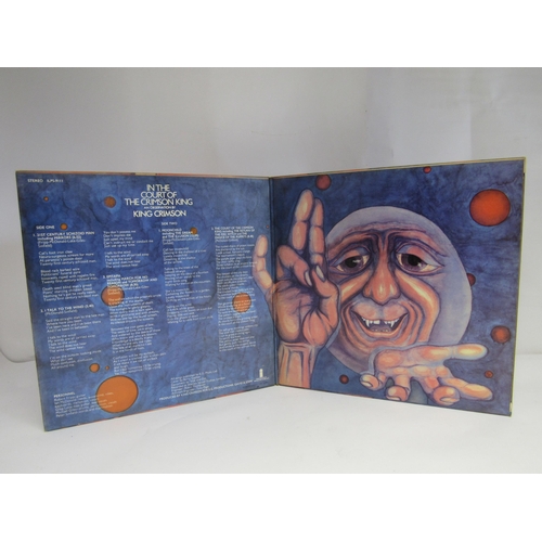 8032 - KING CRIMSON: 'In The Court Of The Crimson King' LP,  original UK stereo pressing on Island Records ... 